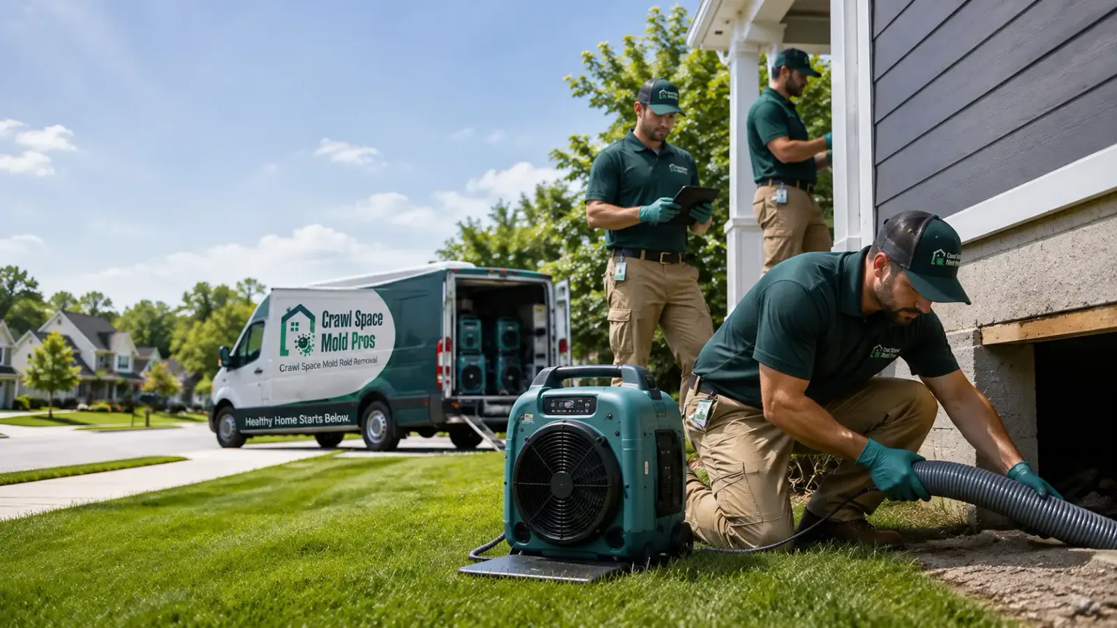 Crawl Space Mold Removal in Bethesda, MD